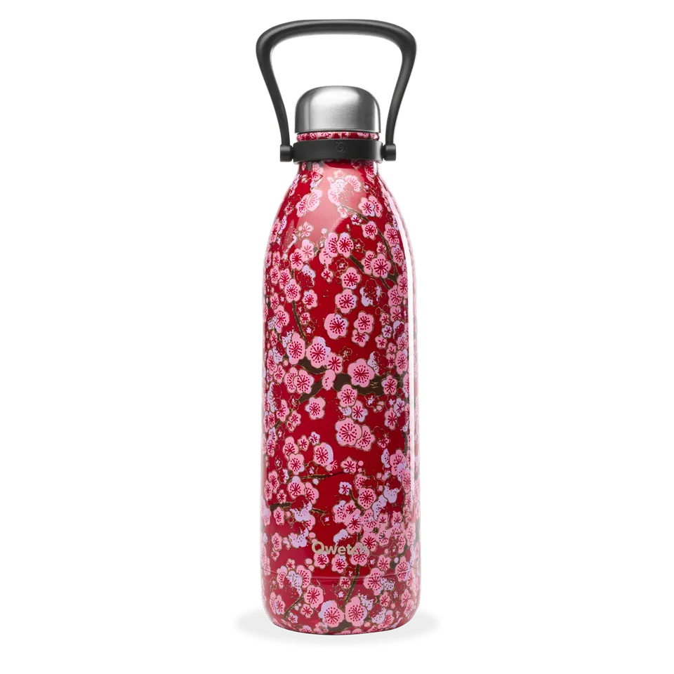 Qwetch Titan termoláhev 1,5 l Flowers Rouge nerez