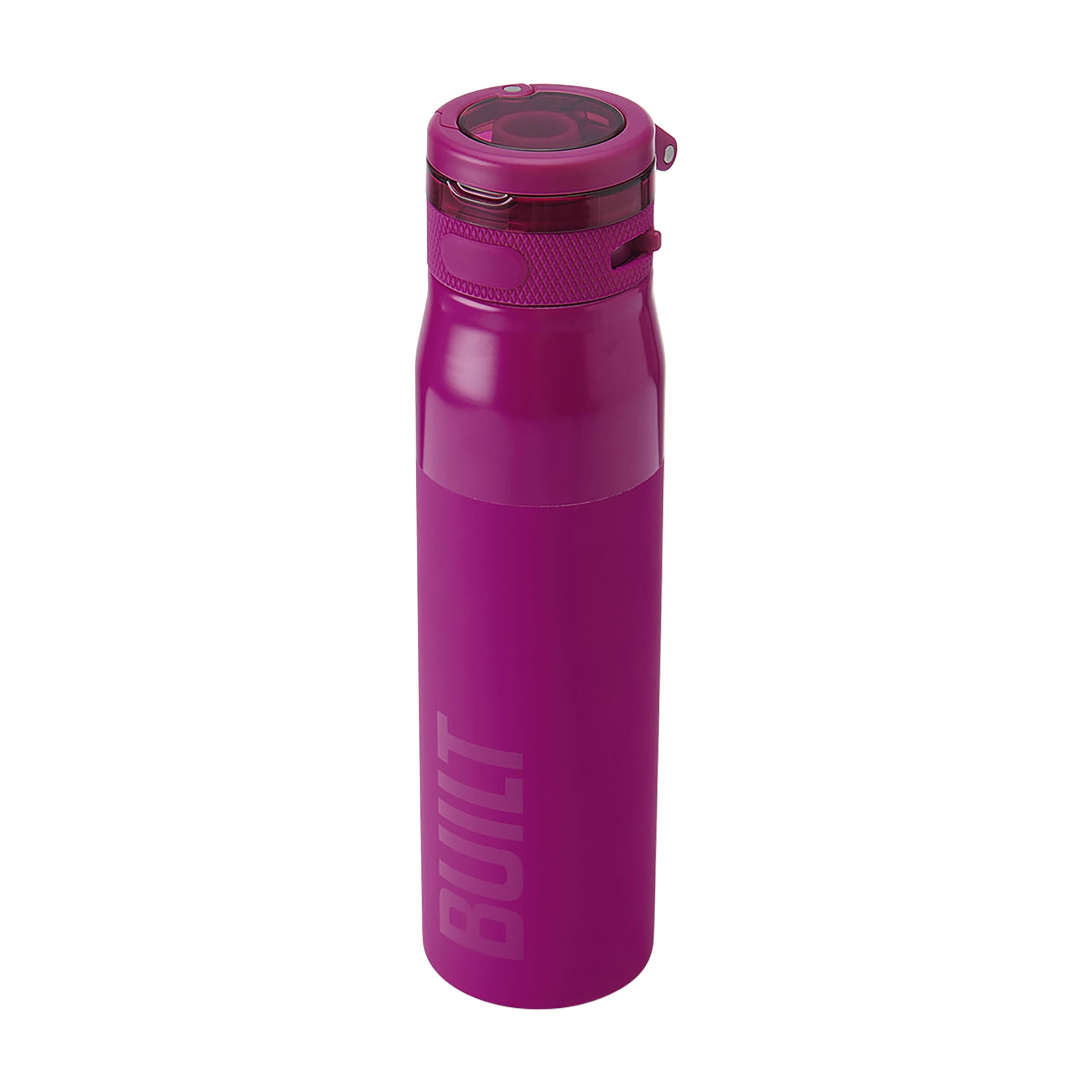 BUILT East Side Sport Bottle láhev 24oz Pink Plum nerez