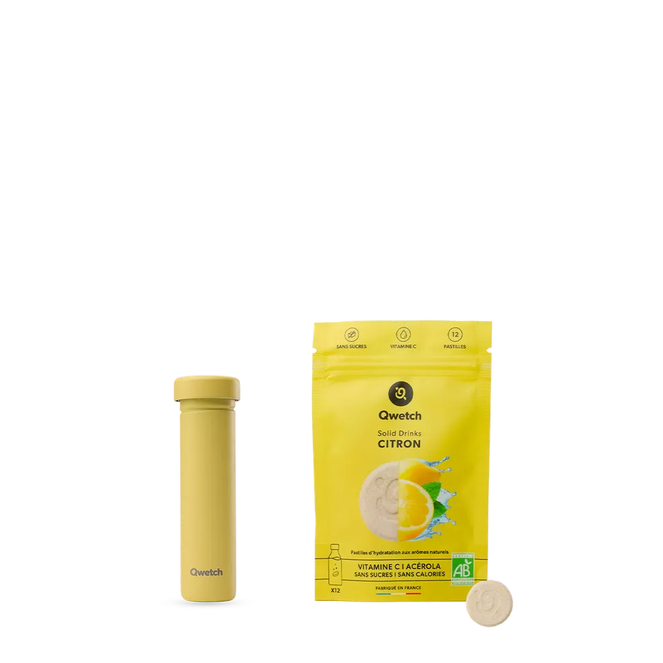 Qwetch Solid Drinks Citron sada Pocket Tube citron 12 tablet