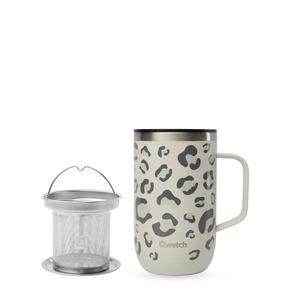 Qwetch Wild termohrnek na čaj 470 ml Sable nerez