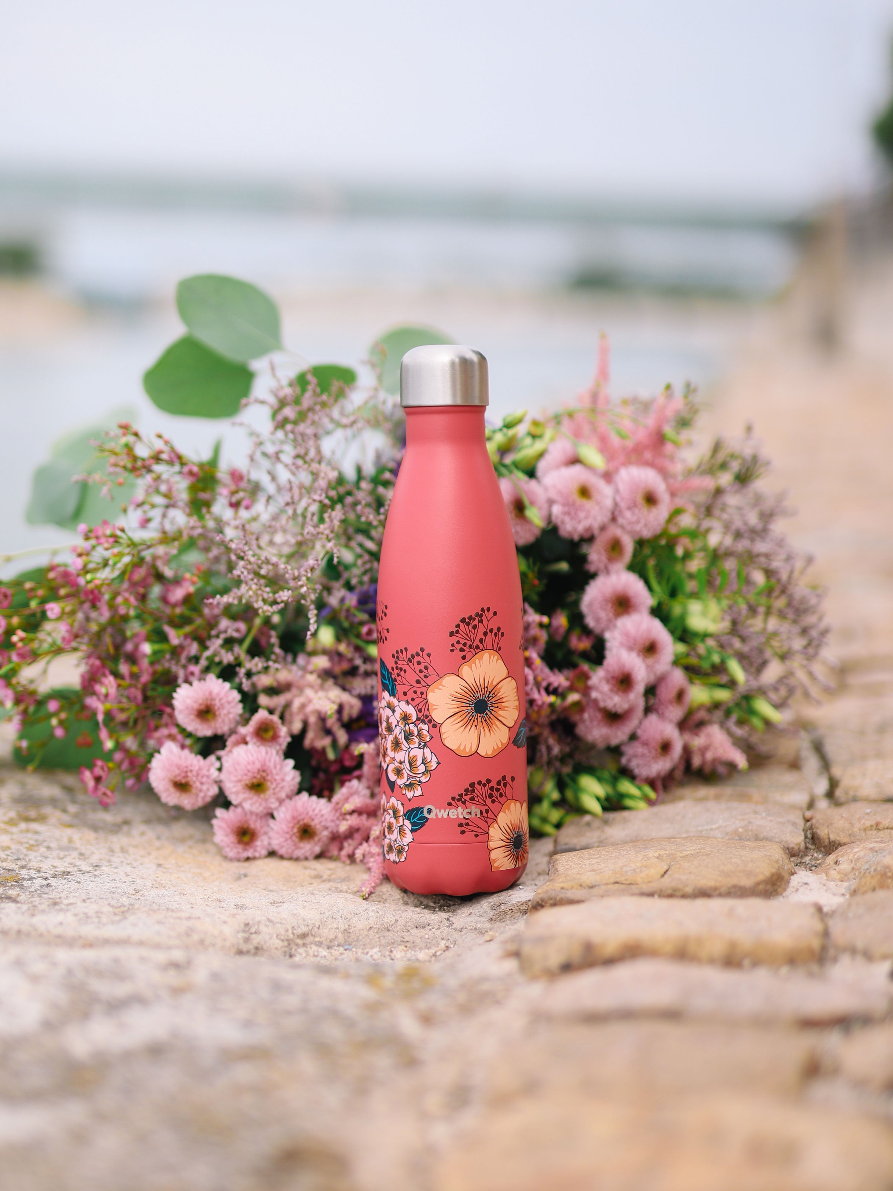 Qwetch Originals Anémones termo láhev 500 ml vzor
