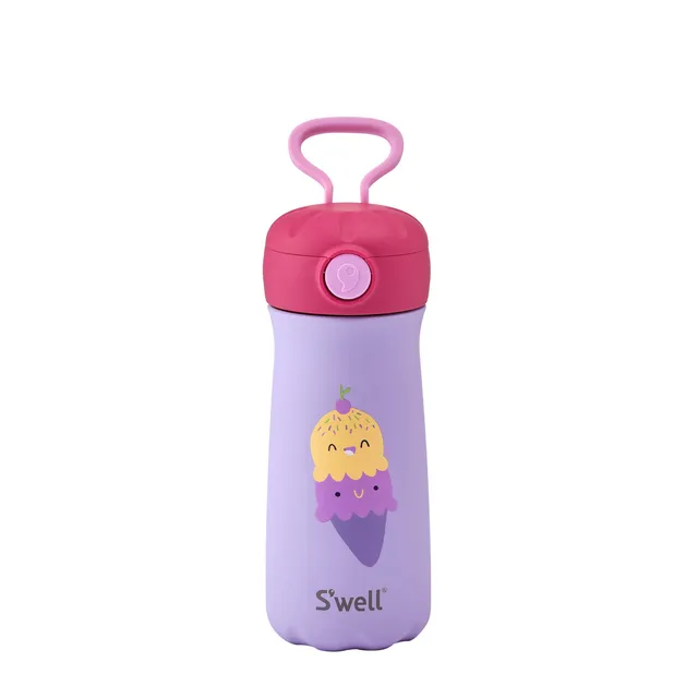 S'well Pop Top Traveler cestovní láhev 414 ml s brčkem