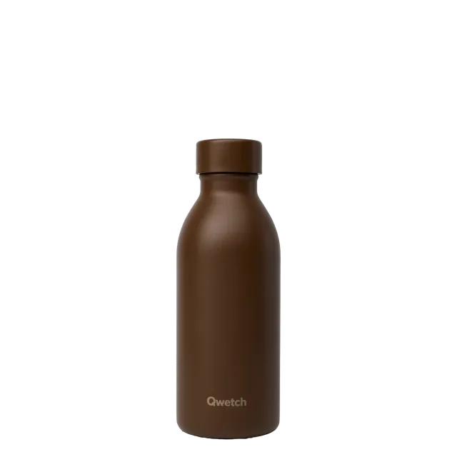 Qwetch Icon Matt Chocolat termoláhev 500 ml nerezová