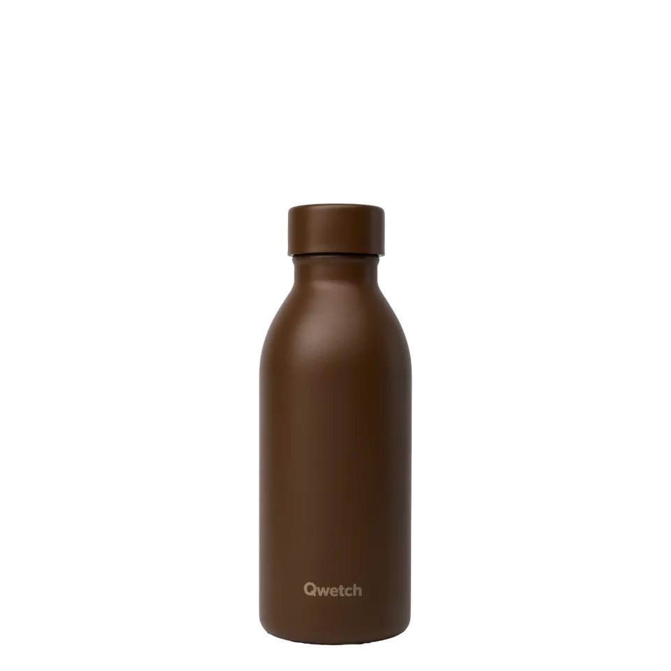 Qwetch Icon Matt Chocolat termoláhev 500 ml nerezová