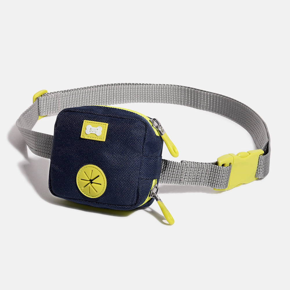 BUILT New York Nightsafe Dog Walk Bag ledvinka Navy Lime