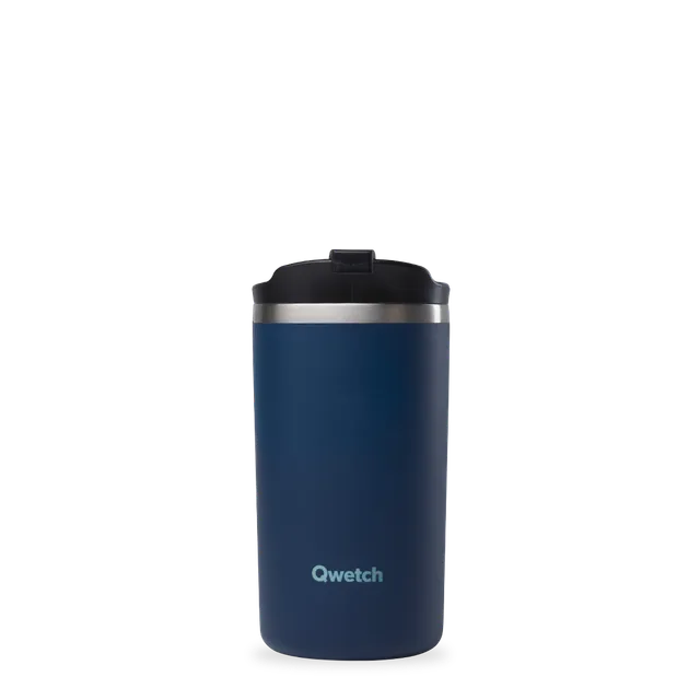 Qwetch Travel Mug termohrnek Noční modř 350 ml nerez