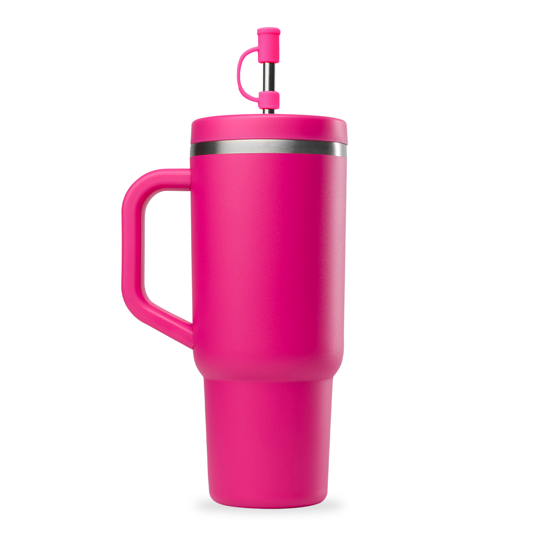 Qwetch Travel Cup Pop Magenta termohrnek 900 ml s brčkem