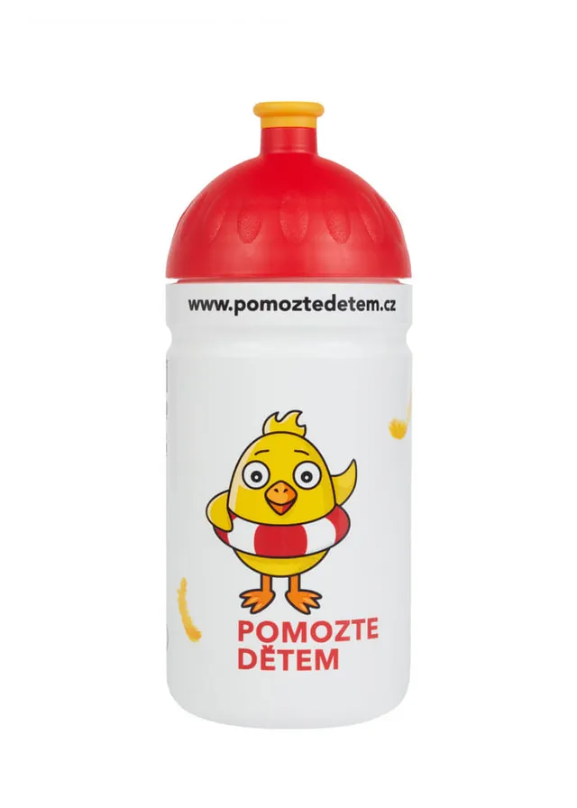 Zdravá lahev Pomozte dětem lahev 0,5l + zátka