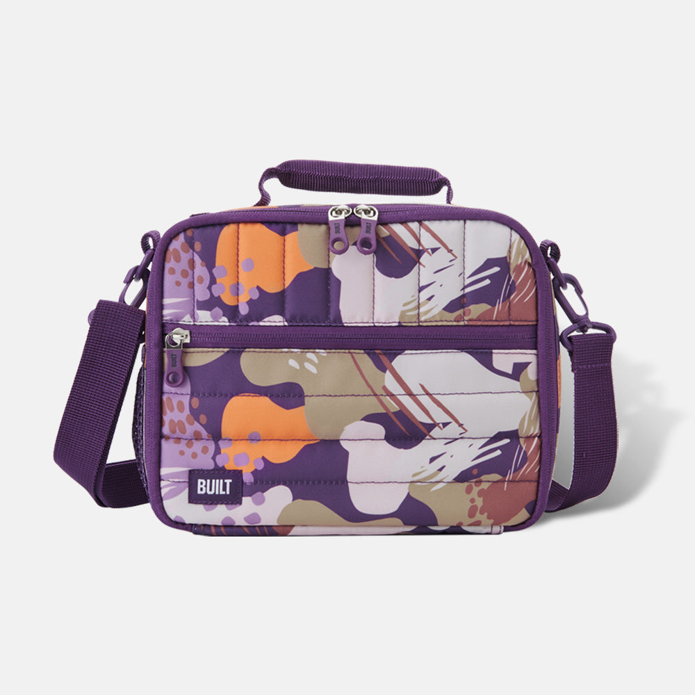 BUILT New York Puffer Lunch Box taška Abstract Forest