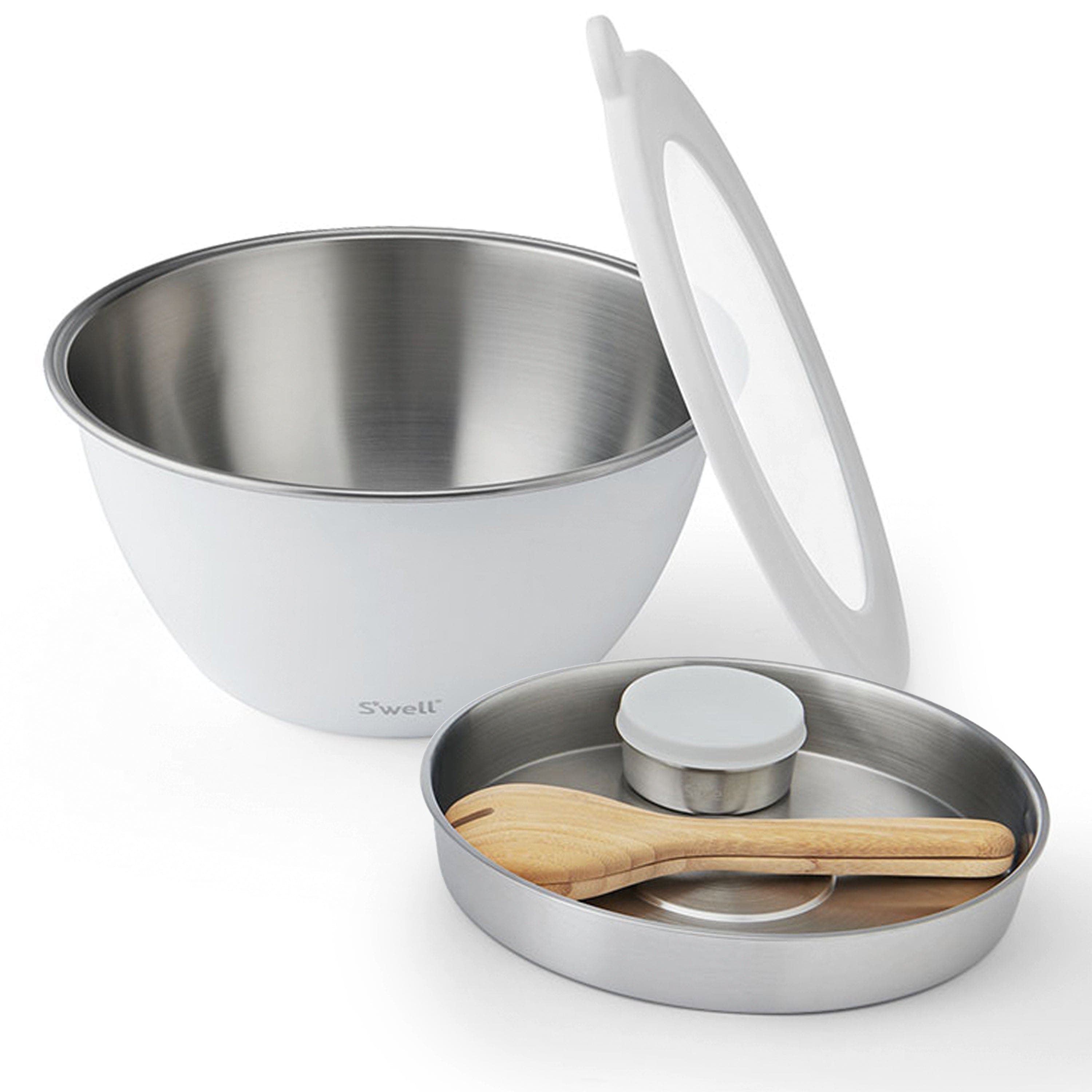 S'well Salad Bowl Kit XL salátová mísa 5,4 l Onyx