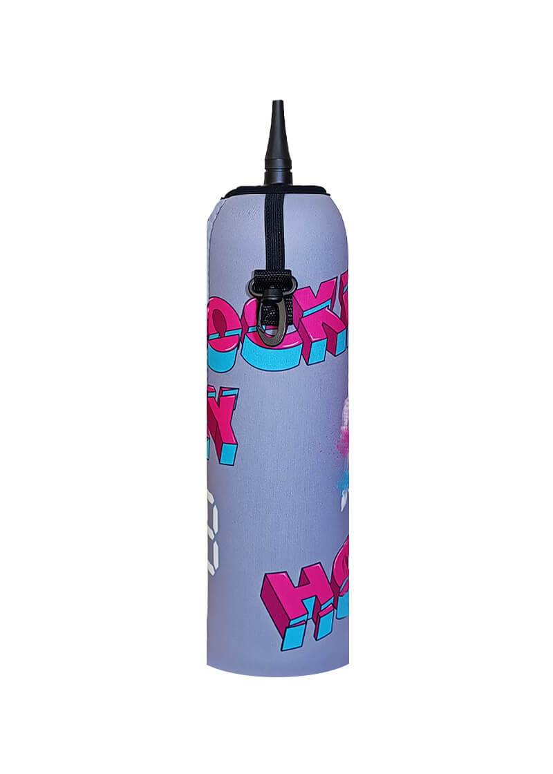 Coolbox Hockey 3D Pink termoobal na láhev 1,0 l neoprenový