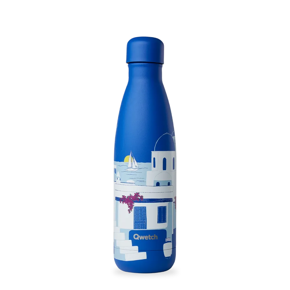 Qwetch Originals Voyage Thera termolahev 500 ml modrá