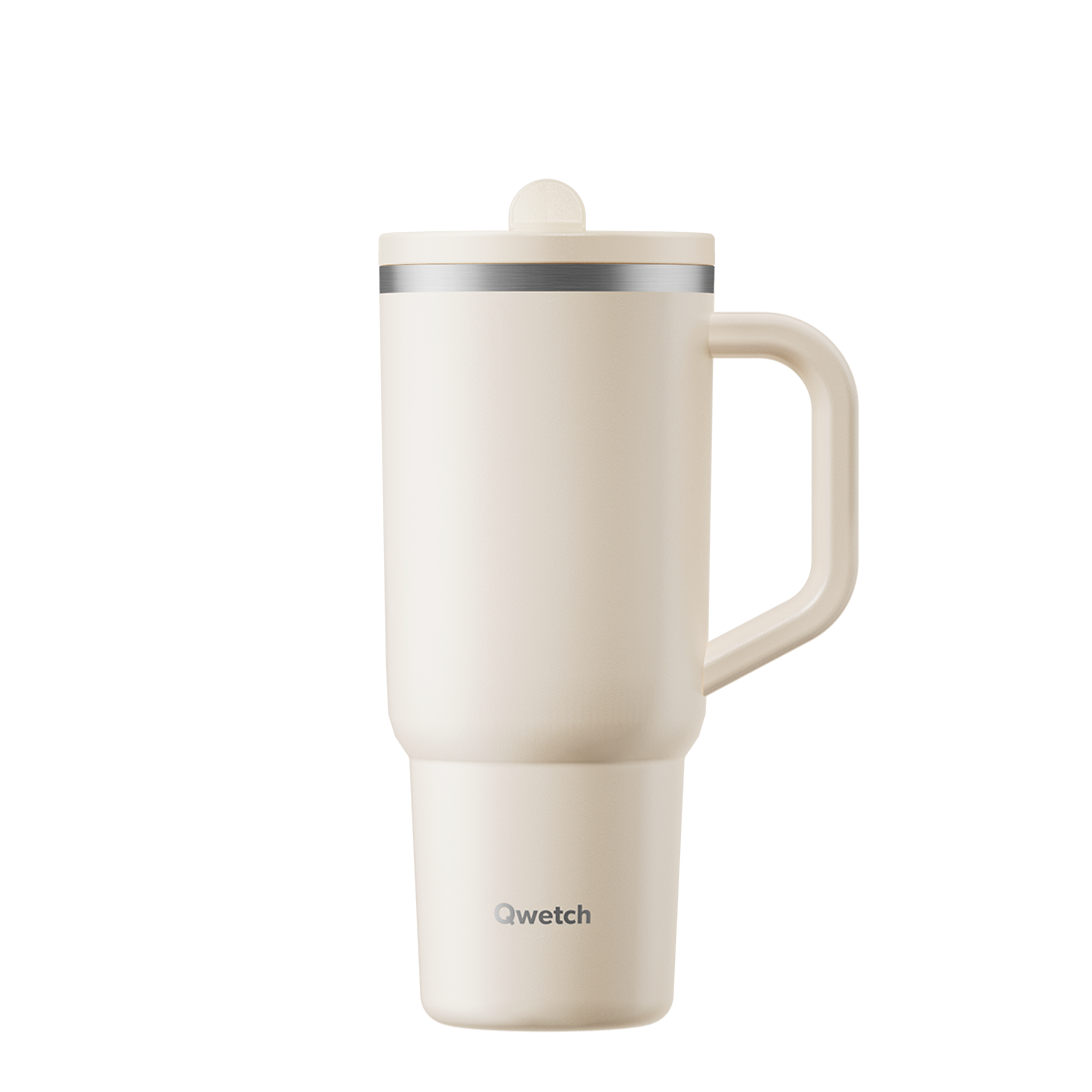 Qwetch Travel Cup termohrnek 900 ml pískový nerez