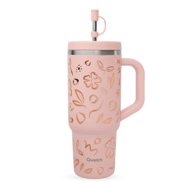 Qwetch Moani Travel Cup termohrnek 900 ml růžová