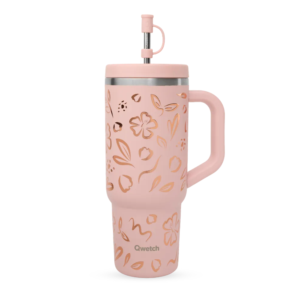 Qwetch Moani Travel Cup termohrnek 900 ml růžová