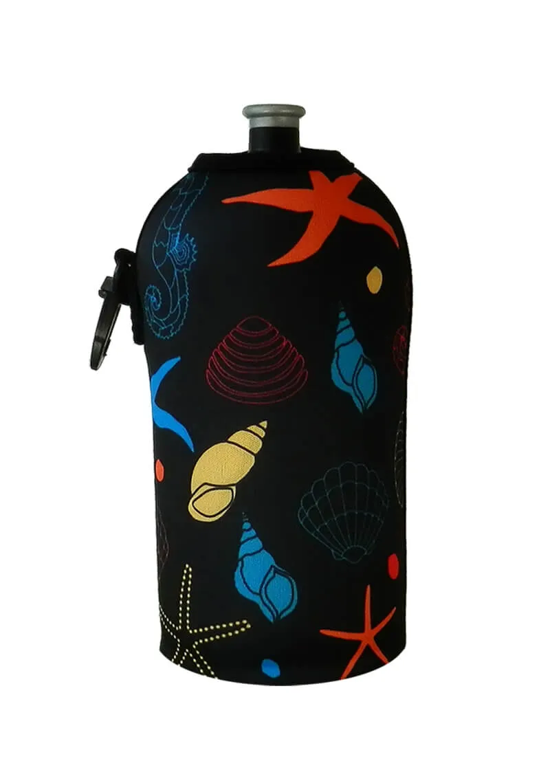 Coolbox termoobal na lahev 0,5 l Mořský svět neopren
