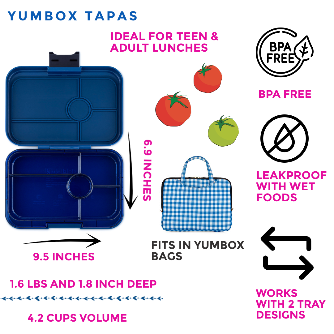 Yumbox Tapas Monte Carlo svačinový box 5 přihrádek
