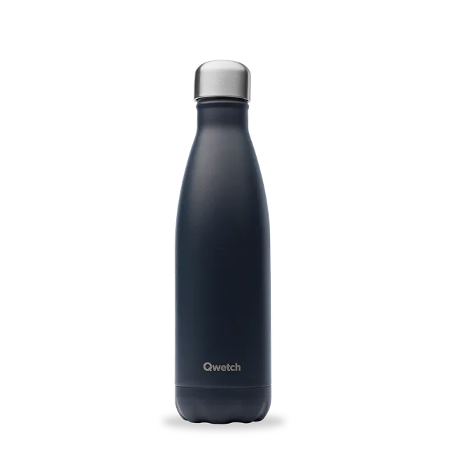 Qwetch Originals Matt Gris Carbone termo láhev 500 ml šedá
