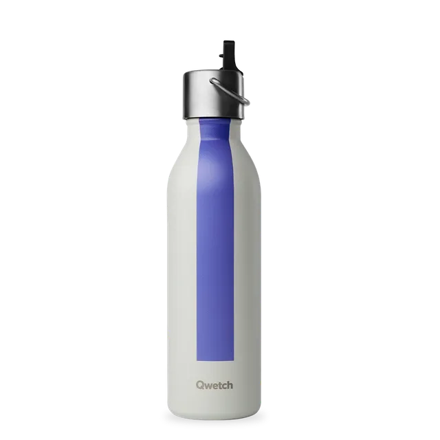 Qwetch Série Sport Gris termoláhev 600 ml šedá