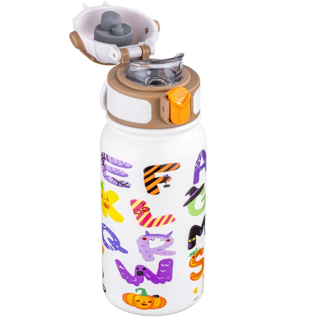 OLDLEY Kids 12oz dětská láhev bílá Halloween nerez