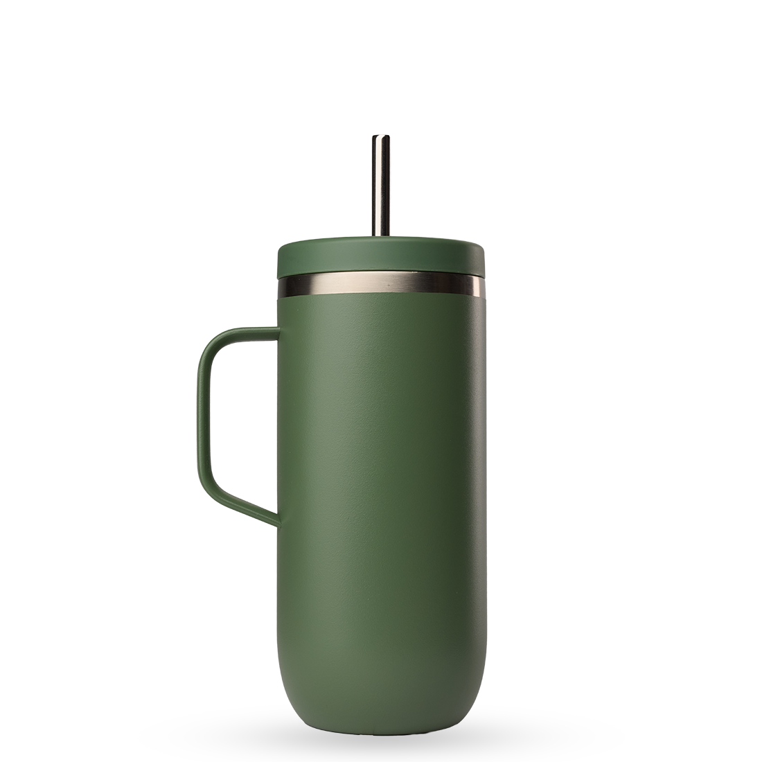 Qwetch Cold Cup Matt Kaki termohrnek 600 ml s uchem