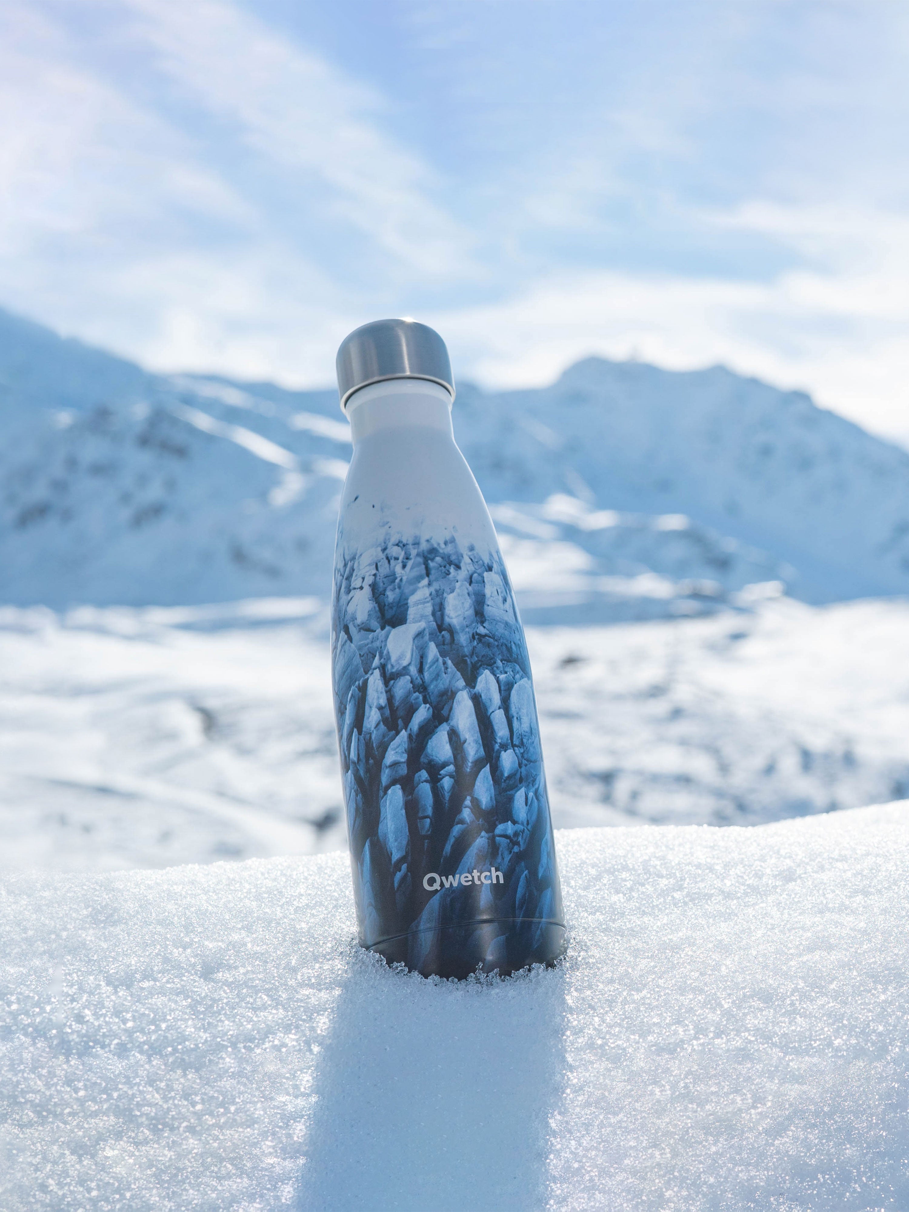 Qwetch Originals Glacier termo láhev 500 ml nerez ledovec