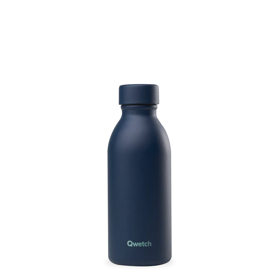 Qwetch Icon Matt Bleu Nuit termoláhev 500 ml matná
