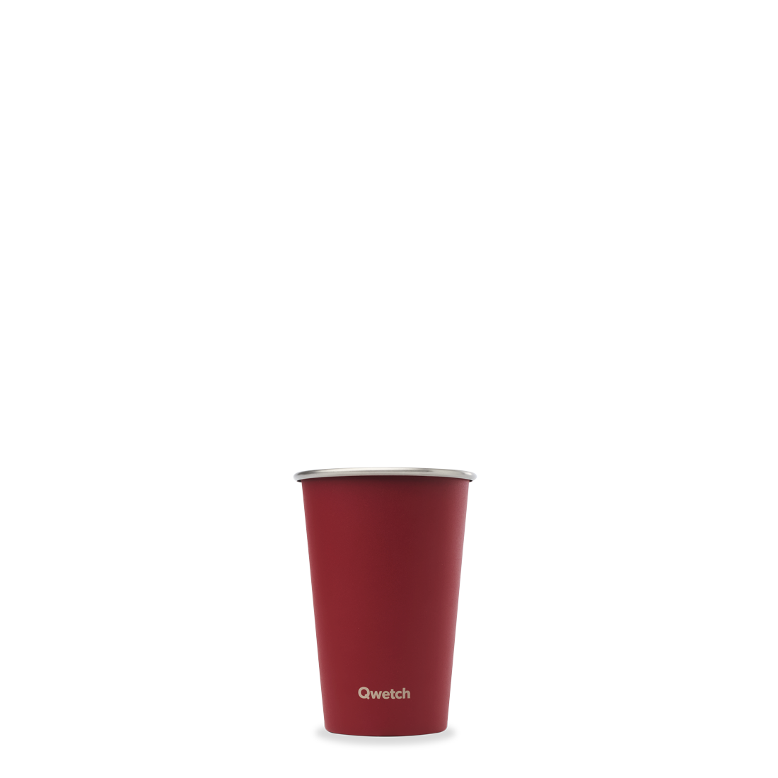 Qwetch One kelímek granite červená 300 ml nerez