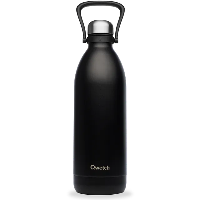 Qwetch Titan termoláhev 2 l černá matná nerez
