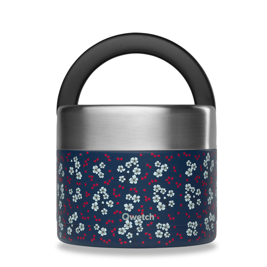 Qwetch Hanami Bleu termo food box s rukojetí 650 ml