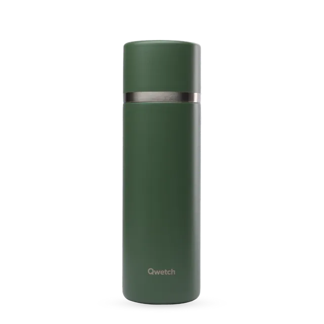 Qwetch Thermo termoska 750 ml khaki matná nerez