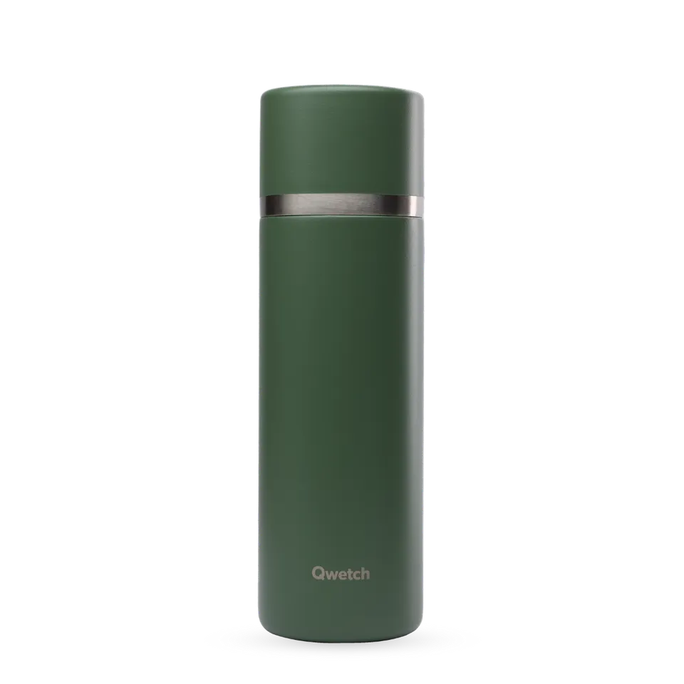 Qwetch Thermo termoska 750 ml khaki matná nerez