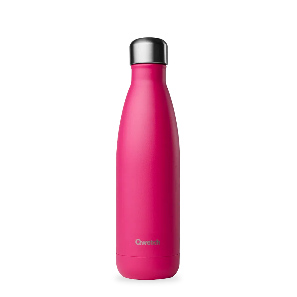 Qwetch Originals Matt Magenta termoláhev 500 ml nerez