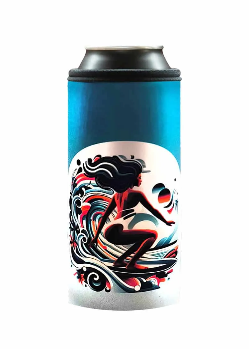 Coolbox Surfařka termoobal na plechovku 0,5 l neopren