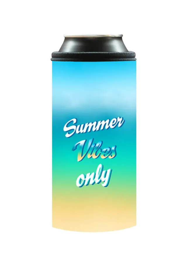 Coolbox Summer Vibes Only termoobal na plechovku 0,5l neopren