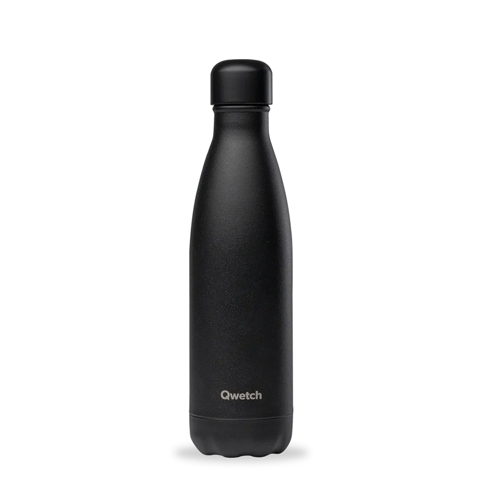 Qwetch Originals All Black termo láhev 500 ml matná černá