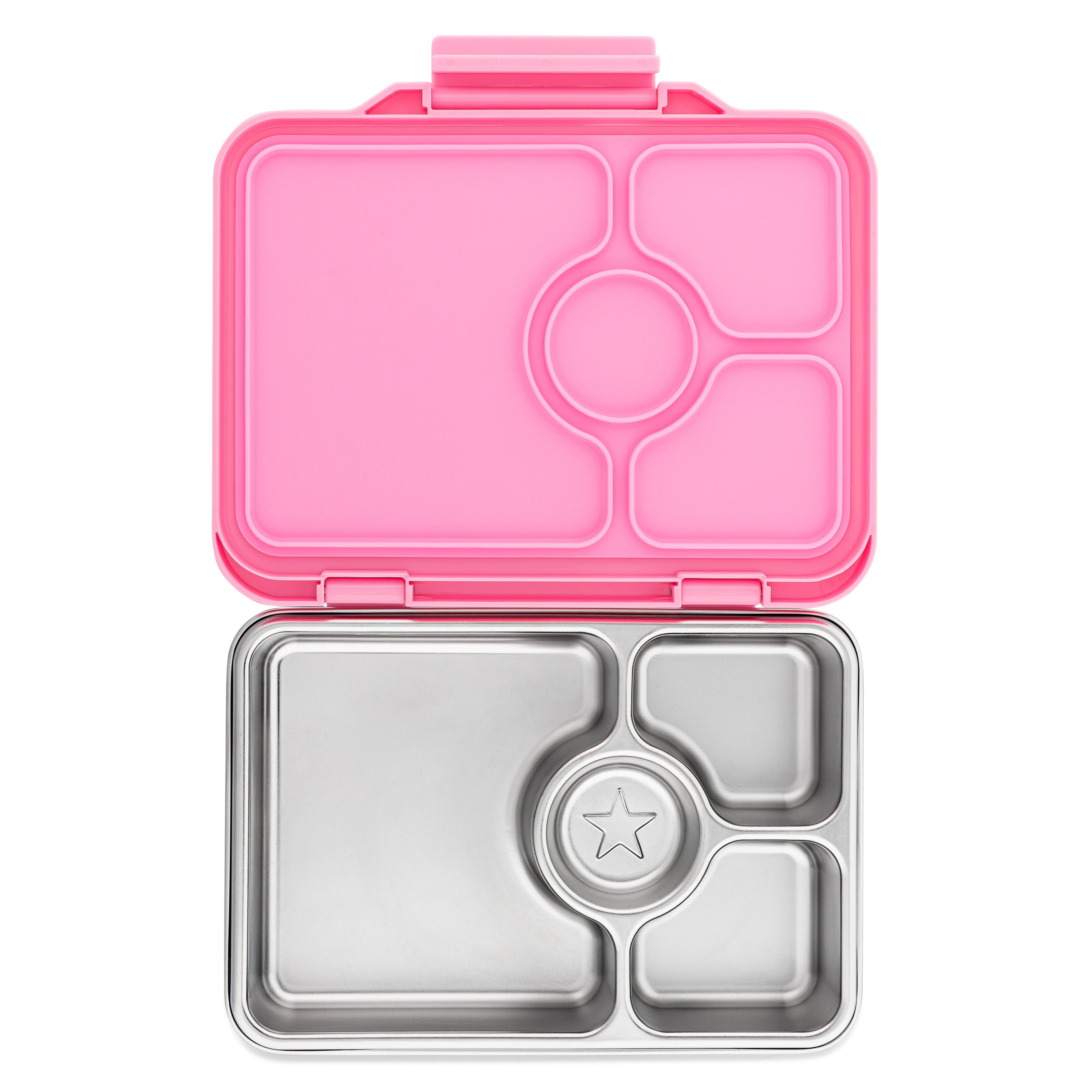 Yumbox Prêt nerezový bento box Versailles Pink 4 přihrádky