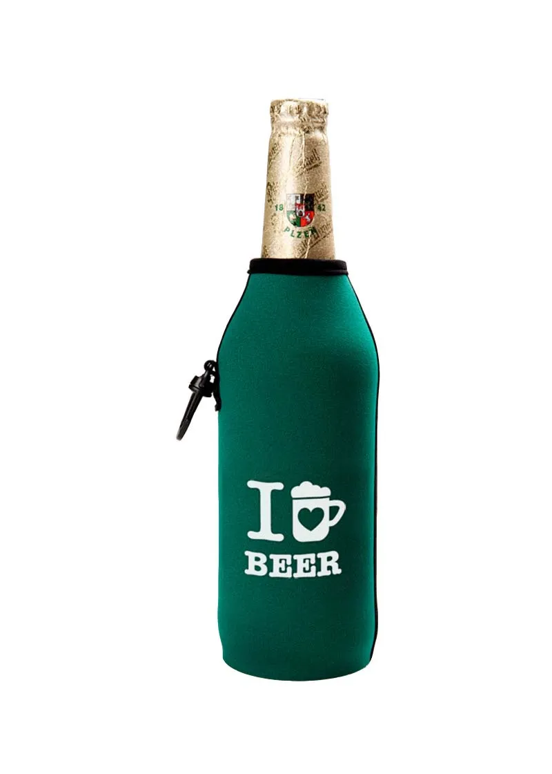 Coolbox I Love Beer termoobal na láhev 0,5 l neopren