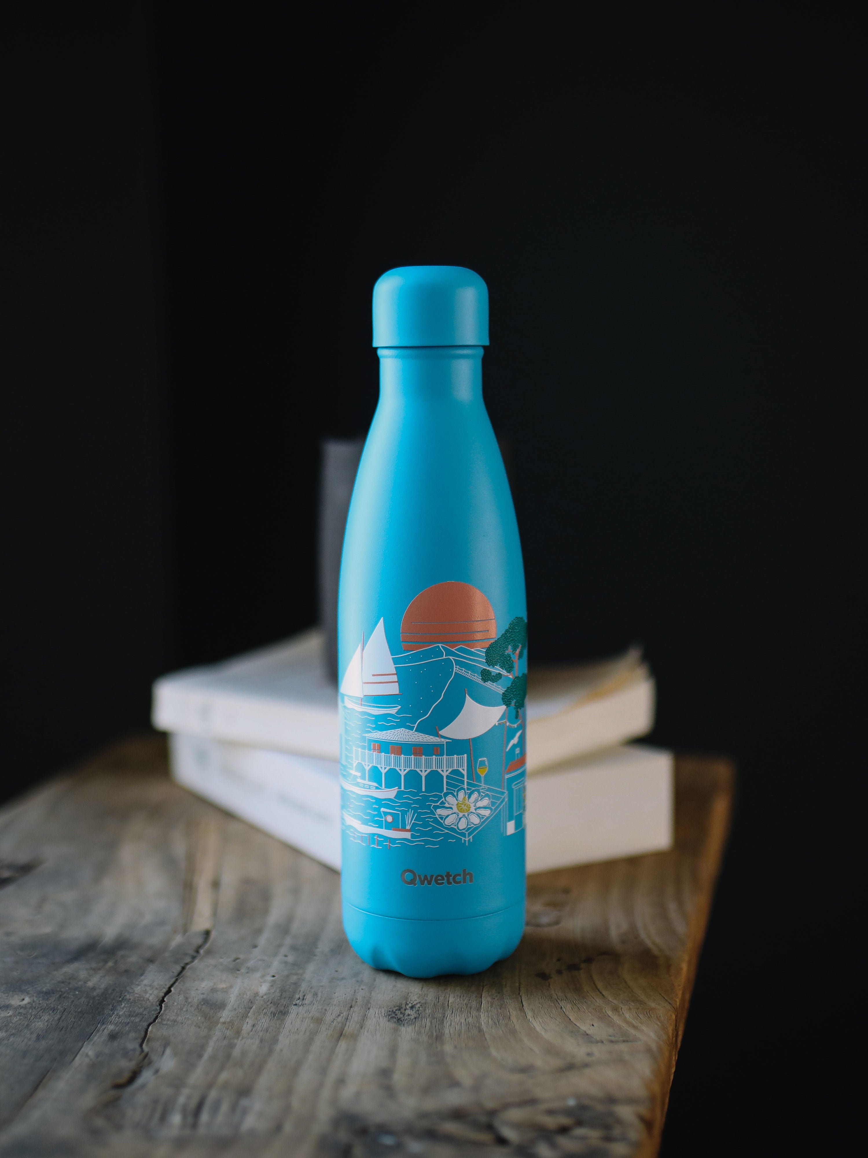 Qwetch Originals Côte Ouest termoláhev 500 ml nerez