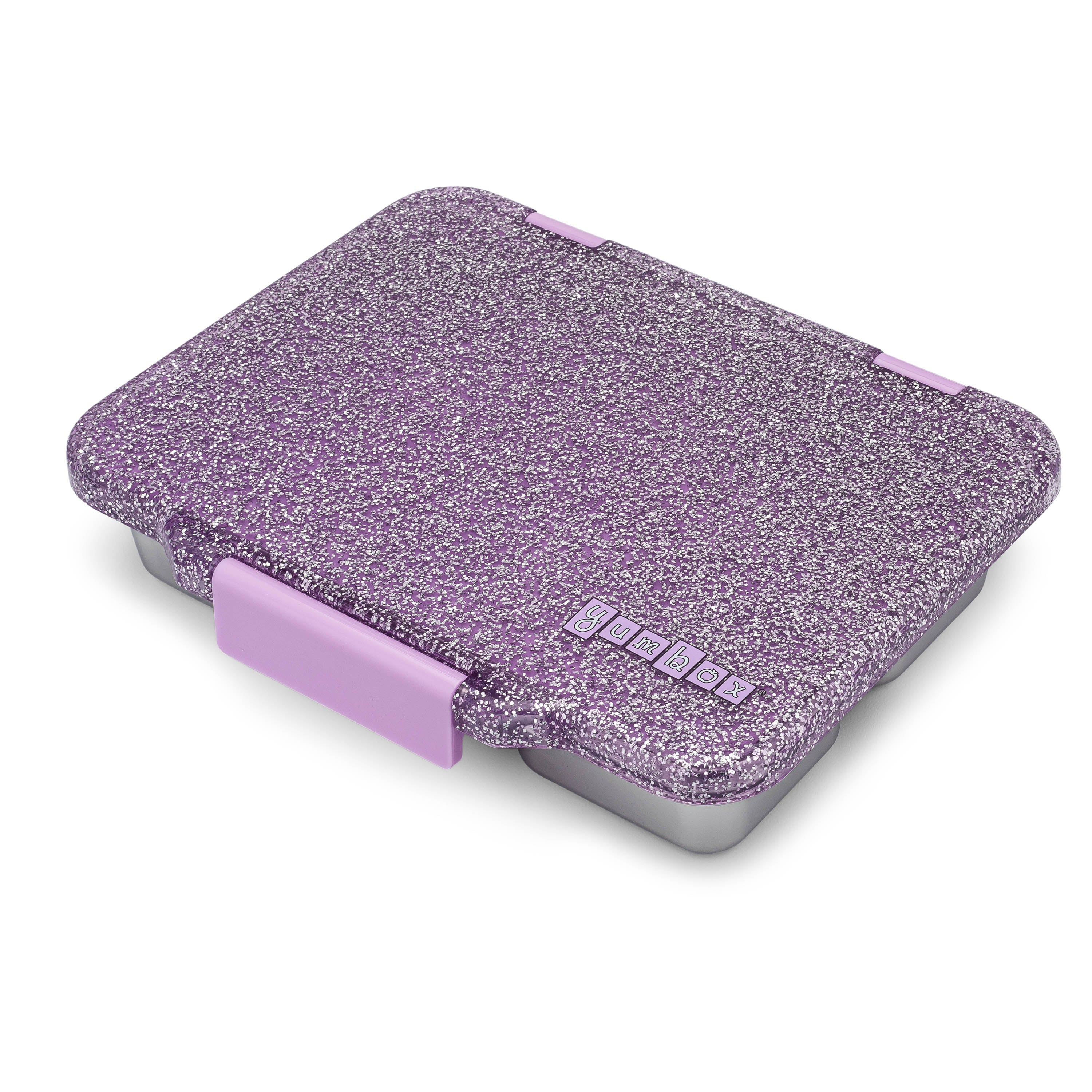 Yumbox Prêt svačinový box nerez fialový glitter