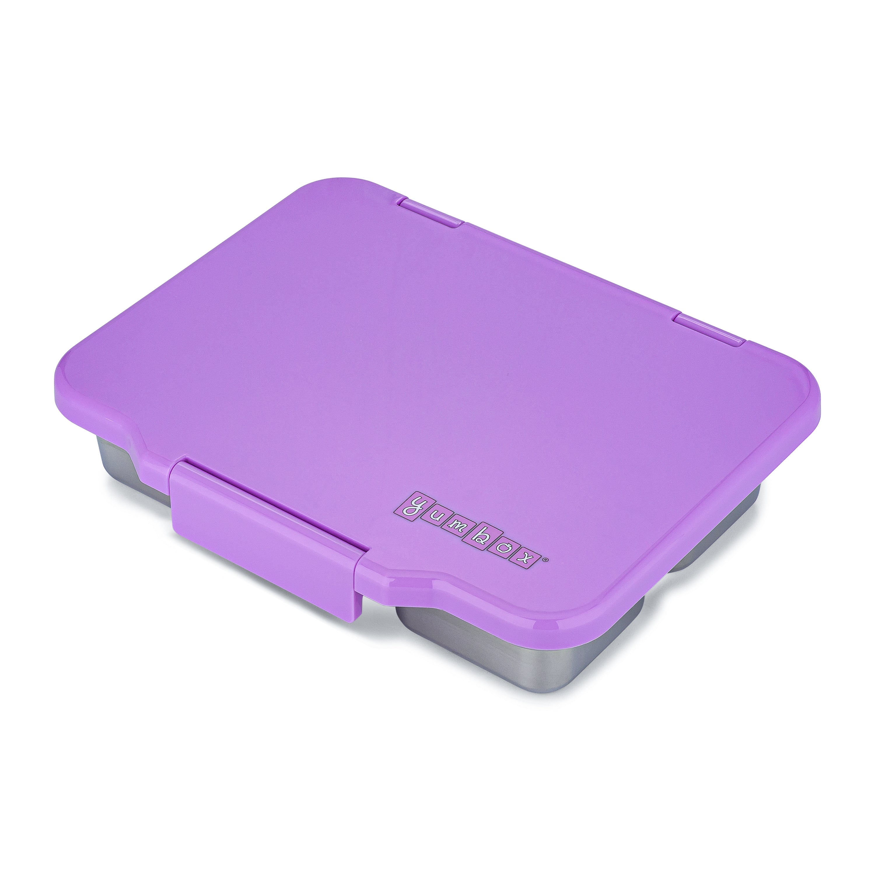 Yumbox Prêt nerezový bento box Lavande Purple 4 přihrádky
