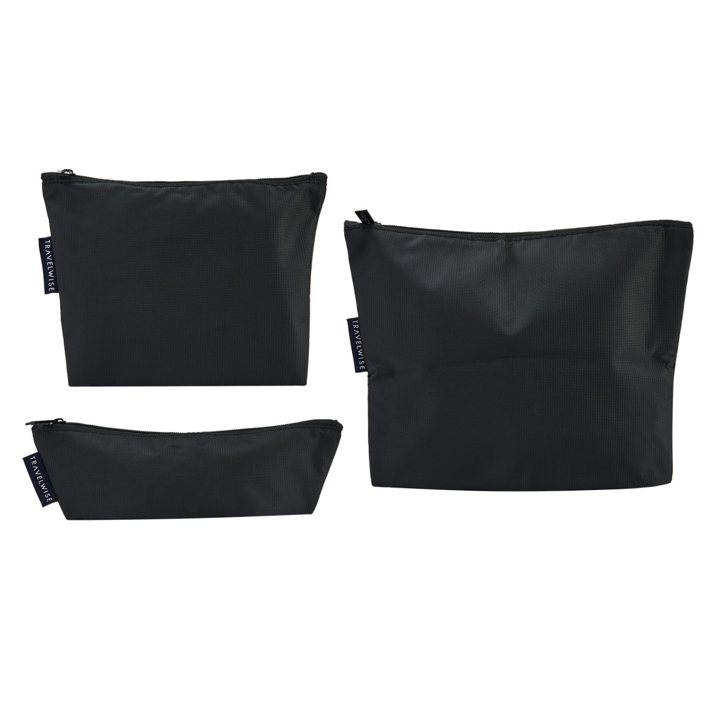 BUILT TravelWise sada pouzder 3ks Blue polyester