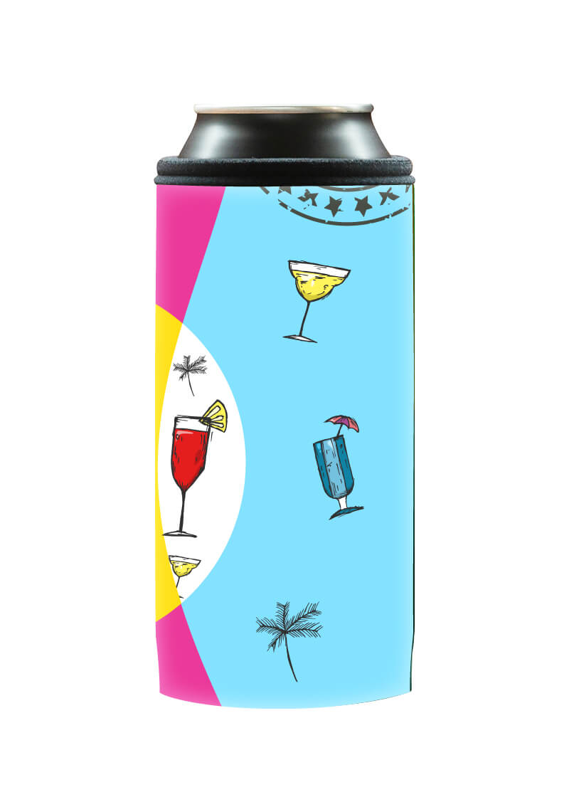 Coolbox Sun & Fun termoobal na plechovku 0,5 l neopren