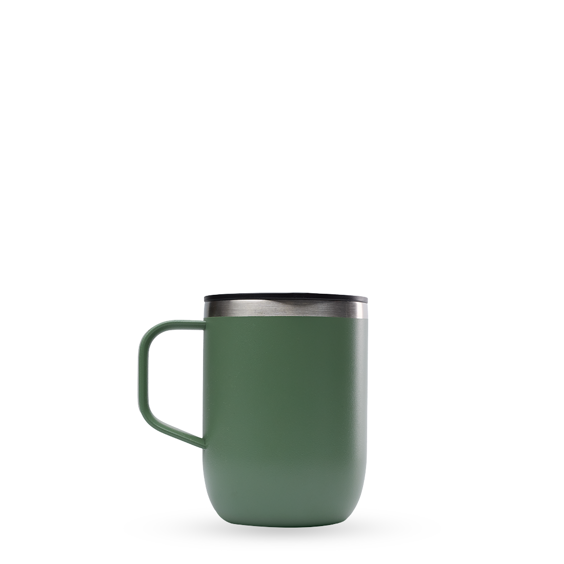 Qwetch Matt termohrnek 350 ml Kaki nerezový