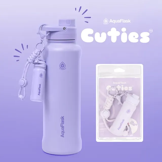 Aquaflask Cuties přívěsek na klíče mini láhev