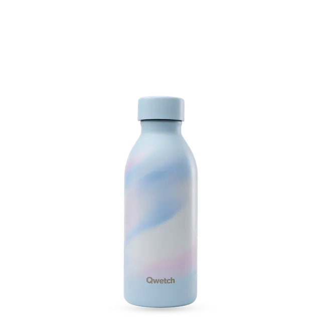 Qwetch Icon Aura Pastel Bleu termoláhev 500 ml nerez