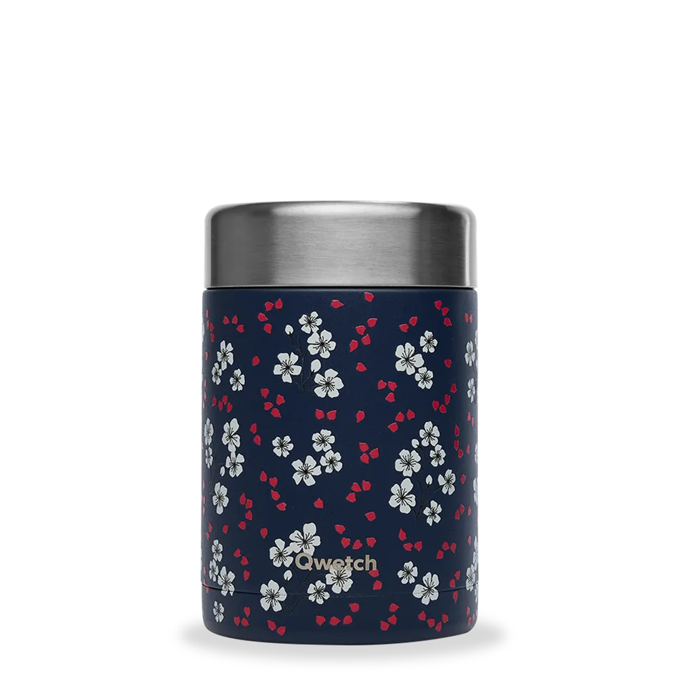 Qwetch Compact termo dóza Hanami Bleu 600 ml nerez