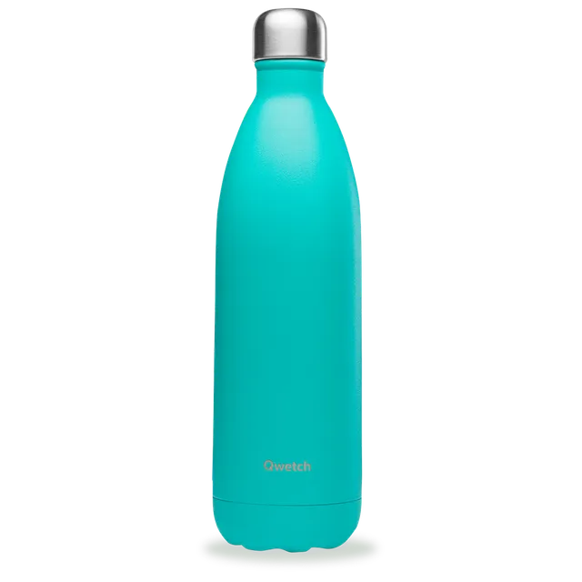 Qwetch Originals Bleu Lagon termoláhev 1 l modrá nerez