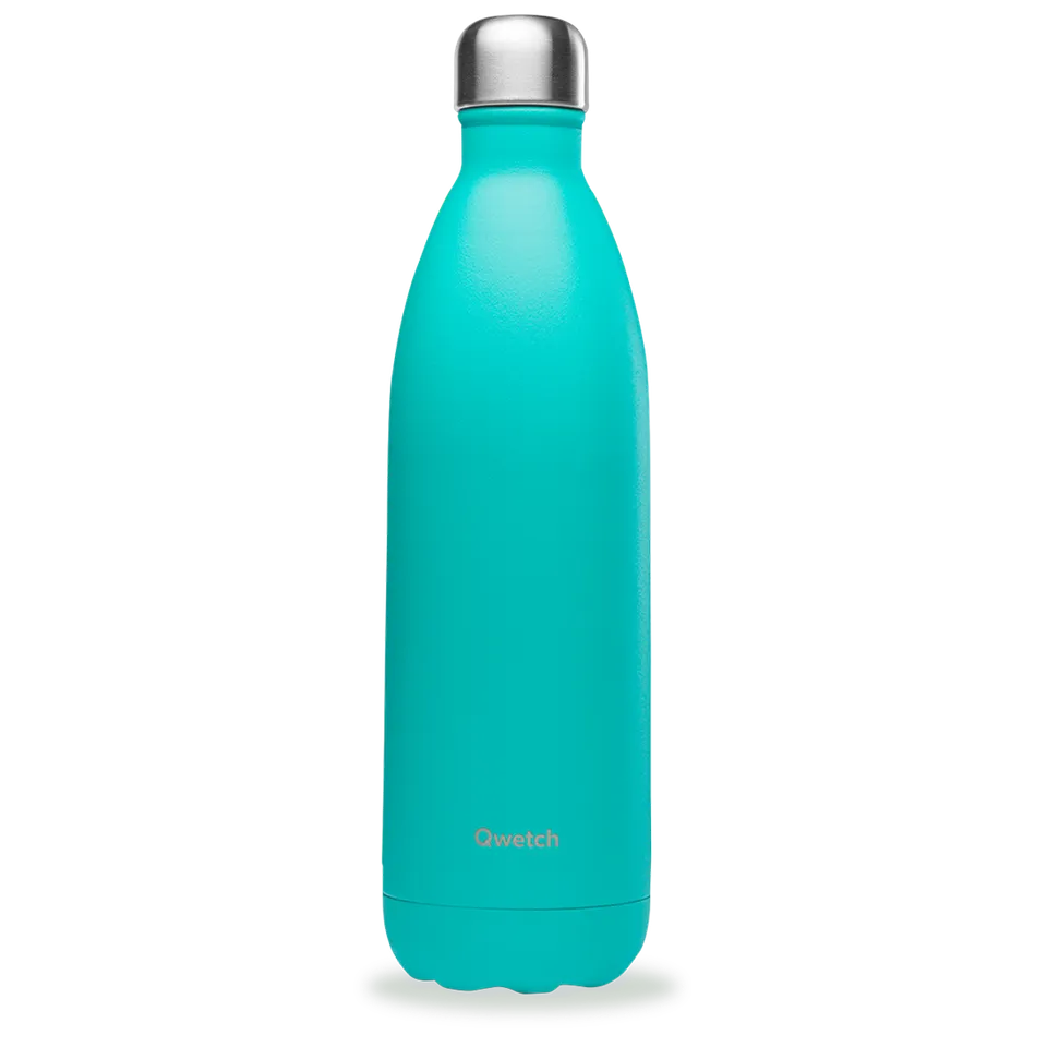Qwetch Originals Bleu Lagon termoláhev 1 l modrá nerez