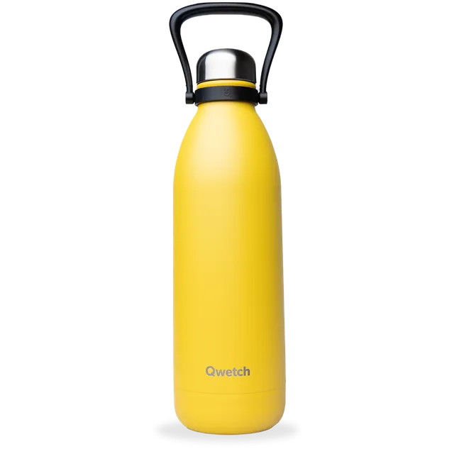 Qwetch Titan Pop Jaune termoláhev 1,5 l nerez